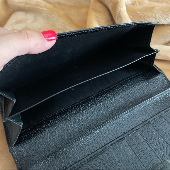 Gucci black monogram canvas long wallet - Picture 11 of 14
